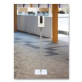 Hand Sanitizers | HON HONSTANDP8T 12 in. x 16 in. x 54 in. Hand Sanitizer Station Stand - Silver image number 4