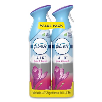 PRODUCTS | Febreze 97805PK Air, Spring And Renewal, 8.8 Oz Aerosol Spray, 2/pack