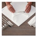 Cutlery | Hoffmaster 253263 15.5 x 15.5 1 Ply Airlaid Flat Pack Napkins - White (1000/Carton) image number 1