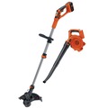 Outdoor Power Combo Kits | Black & Decker LCC140 40V MAX Lithium-Ion Cordless String Trimmer and Sweeper Kit (2 Ah) image number 0