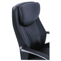 Office Chairs | La-Z-Boy 48956 20.25 in. to 23.25 in. Seat Height Commercial 2000 Big/Tall Executive Chair, Supports 400 lb - Black Seat/Back/Silver Base image number 4