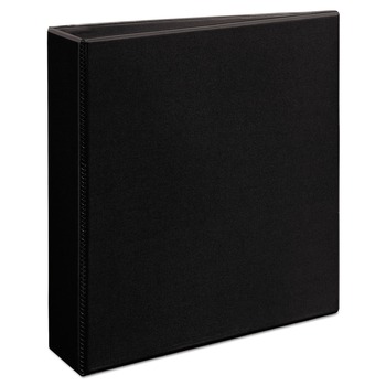 Avery 3 One Touch EZD Rings 2 in. Capacity 11 in. x 8.5 in. Heavy-Duty View Binder with DuraHinge - Black