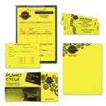Office Jansan | Astrobrights 21011 8.5 in. x 11 in. 24 lbs. Bond Weight Color Paper - Lift-Off Lemon (500/Ream) image number 2