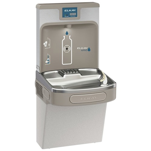 Water Dispensers | Elkay LZS8WSLK ezH2O Bottle Filling Station and Filtered Refrigerated Single ADA Cooler - Light Gray image number 0