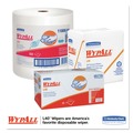 Cleaning & Janitorial Supplies | WypAll 05860 19.5 in. x 42 in. L40 Dry Up Towels - White (200 Towels/Carton) image number 3