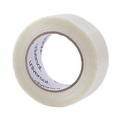 Office Jansan | Universal UNV30048 3 in. Core 48 mm. x 54.8 m. #120 Utility Grade Filament Tape - Clear (1-Roll) image number 1