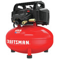 Portable Air Compressors | Factory Reconditioned Craftsman CMEC6150R 0.8 HP 6 Gallon Oil-Free Pancake Air Compressor image number 2