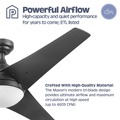 Ceiling Fans | Prominence Home 51869-45 52 in. Remote Control Contemporary Indoor LED Ceiling Fan with Light - Dark Bronze image number 4