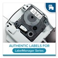 Labels | DYMO 41913 D1 High-Performance 0.37 in. x 23 ft. Polyester Removable Label Tape - Black on White image number 1