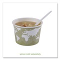Food Trays, Containers, and Lids | Eco-Products EP-BSC16-WA 16 oz. World Art Renewable and Compostable Food Container (500/Carton) image number 6