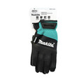 Makita T-04151 Open Cuff Flexible Protection Utility Work Gloves - Medium image number 3