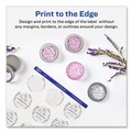 Office Jansan | Avery 22825 2 in. Diameter Print-to-the Edge Labels with Sure Feed and Easy Peel - Round Glossy Clear (120/Pack) image number 2