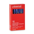 Customer Appreciation Sale - Save up to $60 off | Universal UNV15531 Comfort Grip Retractable Medium 1mm Ballpoint Pens - Blue (1 Dozen) image number 0