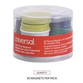 Office Jansan | Universal UNV31251 High-Intensity Circle Magnets - Assorted (30/Pack) image number 10