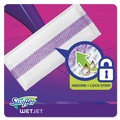Cleaning & Janitorial Supplies | Swiffer 08443 WetJet 11.3 in. x 5.4 in. System Cloth Refills - White (24-Piece/Box, 4 Boxes/Carton) image number 4