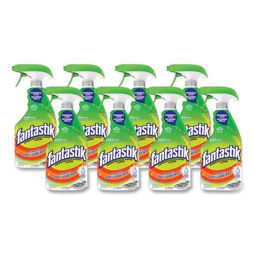 Cleaning & Janitorial Supplies | Fantastik 306387 32 oz Disinfectant Multi-Purpose Cleaner - Fresh Scent (8/Carton) image number 0