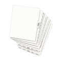 Customer Appreciation Sale - Save up to $60 off | Avery 12398 11 in. x 8.5 in. 26 Tab Letter Y Legal Bottom Tab Index Dividers - White (25-Piece/Pack) image number 1