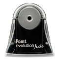 Mothers Day Sale! Save an Extra 10% off your order | Westcott 15510 4.25 in. x 7 in. x 4.75 in. AC-Powered iPoint Evolution Axis Pencil Sharpener - Black/Silver image number 1