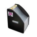Office Jansan | C-Line 58810 10 in. Expansion 1/12-Cut Tabs 13 Sections Letter Size Vertical Expanding File - Black image number 0