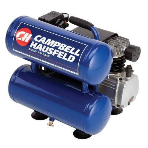 Portable Air Compressors | Campbell Hausfeld HL5402 1.3 HP 4 Gallon Oil-Lube Twin Stack Air Compressor image number 0