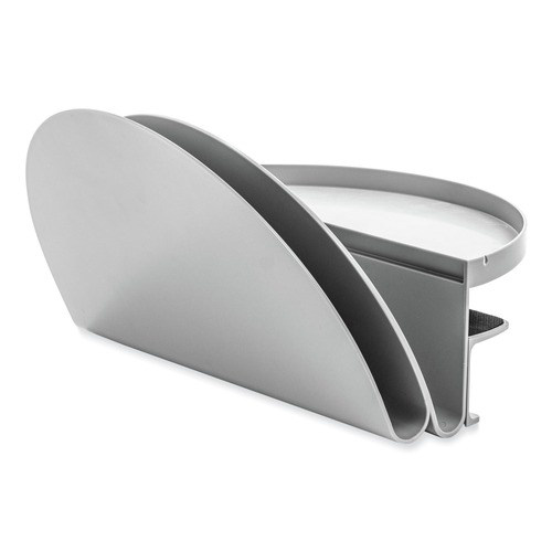 Office Jansan | Deflecto 400003 12 x 9.69 x 7.11 Standing Letter Size Desk File Organizer - Gray image number 0
