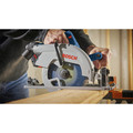 Bosch GKS18V-25GCB14 PROFACTOR 18V Cordless 7-1/4 In. Circular Saw Kit with BiTurbo Brushless Technology and Track Compatibility Kit with (1) 8 Ah Battery image number 7