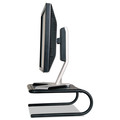 Office Jansan | Allsop 30336 19 in. x 12.5 in. x 5.25 in. Metal Art Monitor Stand Supports 30 lbs. - Black image number 3