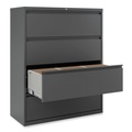  | Alera 25511 42 in. x 18.63 in. x 52.5 in. 4 Legal/Letter/A4/A5 Size Lateral File Drawers - Charcoal image number 2