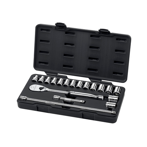 Socket Sets | KD Tools 80708 18-Piece 1/2 in. Drive Metric 6 point Socket Set image number 0