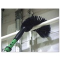 Office Jansan | Unger PIPE0 StarDuster 7.5 in. Pipe Brush - Green Polypropylene Bristles/Black Plastic Handle image number 3
