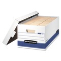  | Bankers Box 0070110 STOR/FILE Medium Duty 12 in. x 25.38 in. s 10.25 in. Storage Boxes - White (20/Carton) image number 0