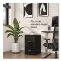 Office Filing Cabinets & Shelves | Alera 2806262 14 in. x 18 in. x 24.1 in. Soho 2-Drawer Vertical Letter File Cabinet - Black image number 6