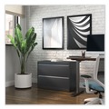  | Alera 25487 36 in. x 18.63 in. x 28 in. 2 Legal/Letter/A4/A5 Size Lateral File Drawers - Charcoal image number 1