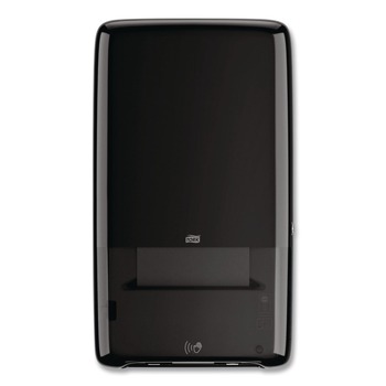 Tork PeakServe 14.47 in. x 4.04 in. x 25.15 in. Automatic Continuous Paper Hand Towel Dispenser - Black