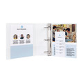 Office Jansan | Avery 05706 11 in. x 8.5 in. 3 Rings 0.5 in. Capacity Economy View Binder with Round Rings - White image number 2