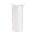 Food Trays, Containers, and Lids | Dart 20JL 6 oz. to 32 oz. Vented Flat Plastic Lids for Foam Cups, Bowls and Containers - Translucent (1000/Carton) image number 2