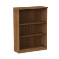  | Alera ALEVA634432WA 31.75 in. x 14 in. x 39.38 in. Valencia Series 3-Shelf Bookcase - Modern Walnut image number 0