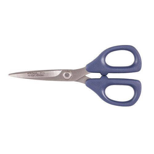 Scissors | Klein Tools 7135-P 5-1/8 in. Stainless Steel Straight Trimmer Scissors image number 0