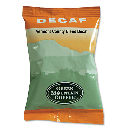 Office Jansan | Green Mountain Coffee 5000052757 2.2 oz Coffee Fraction Packs - Vermont Country Blend Decaf (50/Carton) image number 0