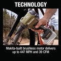 New Year New Savings! Save $25 off $150 | Makita ADSA01Z 18V LXT Outdoor Adventure Brushless Cordless High Speed Blower/Inflator (Tool Only) image number 15