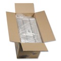 Office Jansan | Pactiv Corp. Y11334 3.25 in. x 6.5 in. x 3 in. Plastic Hinged Lid Sandwich Container - Clear (85/Pack, 3 Packs/Carton) image number 3