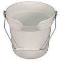 Office Jansan | Impact 5510 10.63 in. Diameter 10 quart Polypropylene Deluxe Heavy-Duty Bucket - Gray image number 0