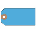Office Jansan | Avery 12355 4.75 in. x 2.38 in. 11.5 pt Stock Unstrung Shipping Tags - Blue (1000/Box) image number 2
