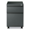 Office Filing Cabinets & Shelves | Alera ALEPBBFCH 14.96 in. x 19.29 in. x 21.65 in. 2-Drawers: Box/File Legal/Letter Left or Right File Pedestal with Full-Length Pull - Charcoal image number 1