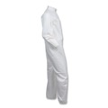 Bib Overalls | Ansell KCC44312 A40 Coveralls with Zipper Front and Elastic Wrists and Ankles - Medium/White (25/Carton) image number 2