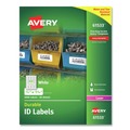  | Avery 61533 Durable 0.66 in. x 1.75 in. Permanent ID Labels with TrueBlock Technology - White (60/Sheet, 50 Sheets/Pack) image number 0