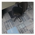  | Alera CM1J442FALEPL 46 x 60 Occasional Use Studded Chair Mat for Flat Pile Carpet - Clear image number 8