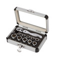  | Sunex 9723 13-Piece 1/4 in. Drive Universal Spline Socket Set with Mini-Flex Head Ratchet image number 1