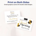 Office Jansan | Avery 08387 80 lbs. 4.25 in. x 5.5 in. Printable Postcards for Inkjet Printers - Matte White (200 Cards, 4 Cards/Sheet, 50 Sheets/Box) image number 2