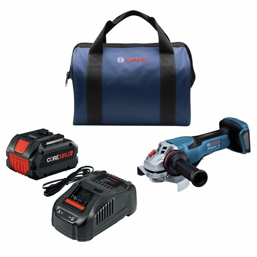 Angle Grinders | Factory Reconditioned Bosch GWS18V-13PB14-RT 18V PROFACTOR Brushless Lithium-Ion 5 - 6 in. Cordless Angle Grinder Kit with Paddle Switch (8 Ah) image number 0